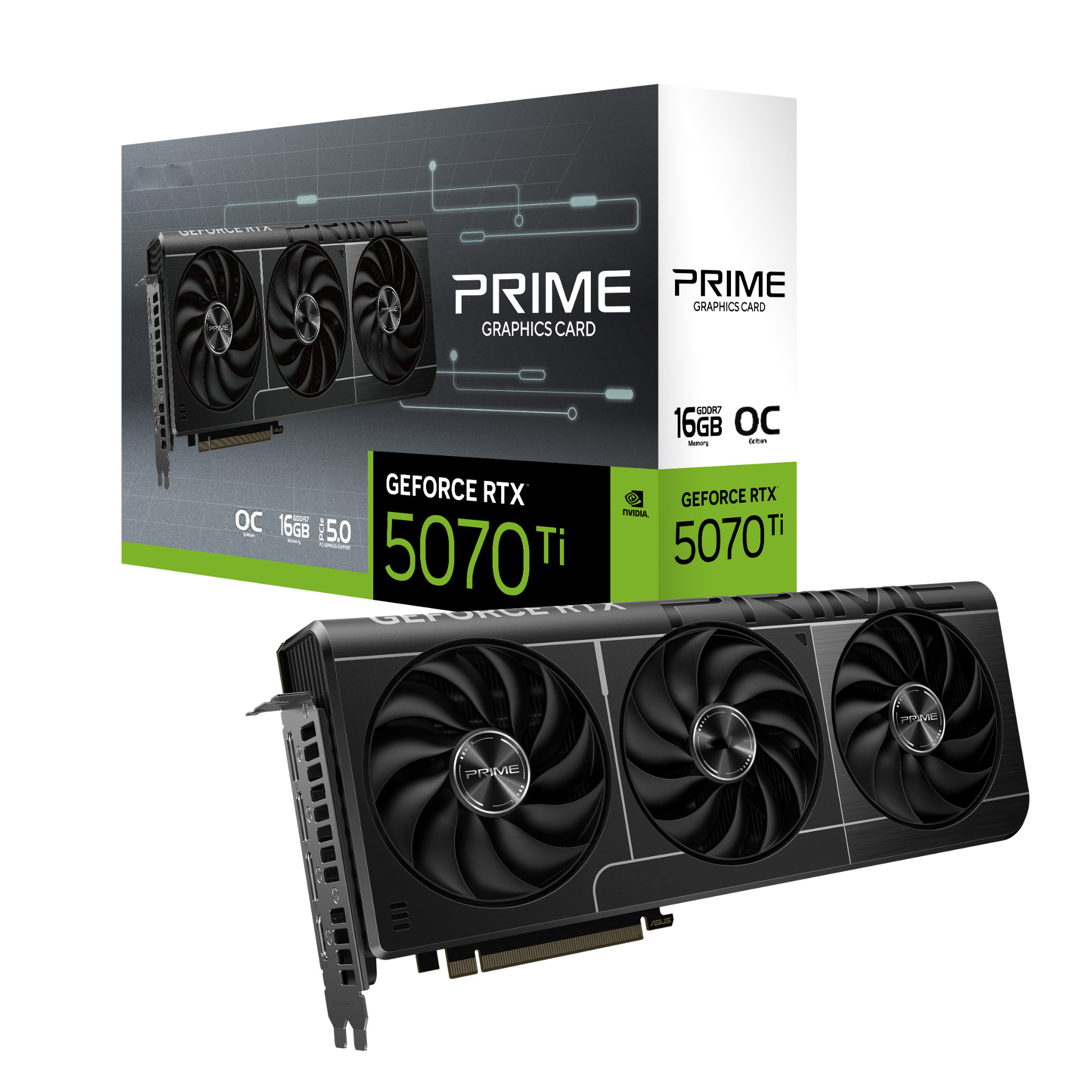 2025 New PRIME GeForce RTX 507 - Triple Fan Gaming Graphics Card 16Gb ulasan dan harga